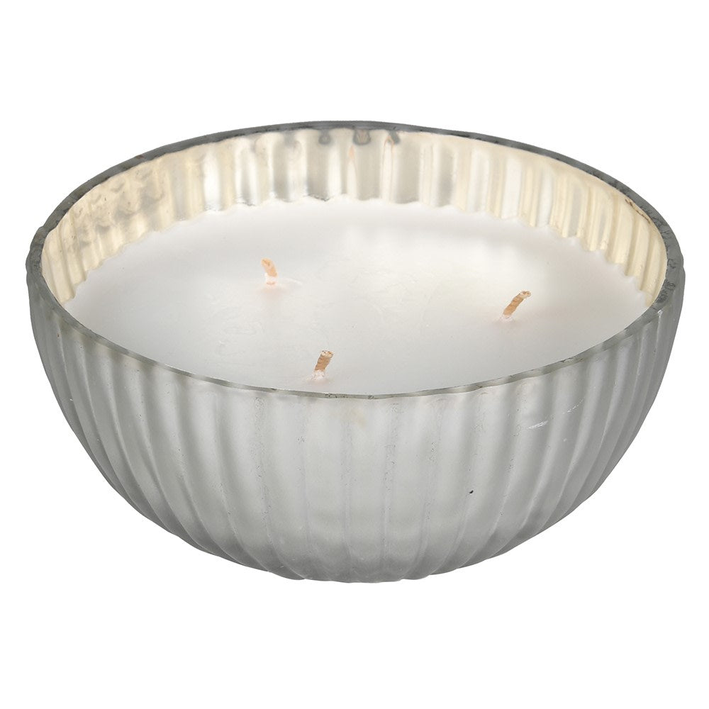 Small Silver Reindeer Candle Pot