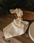 Set of 4 Snowflake Napkins