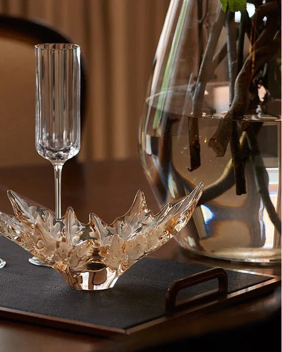 Anthracite Faux Shagreen Tray