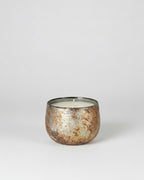 Glass Distressed Candle Holder.