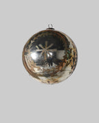 Aged Patina Glass Bauble