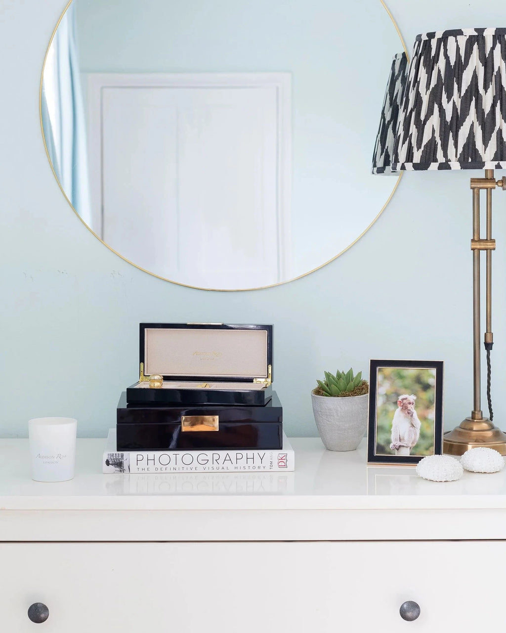 Black Lacquer Box With Gold