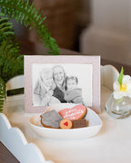 5x7 Ostrich & Silver Frame