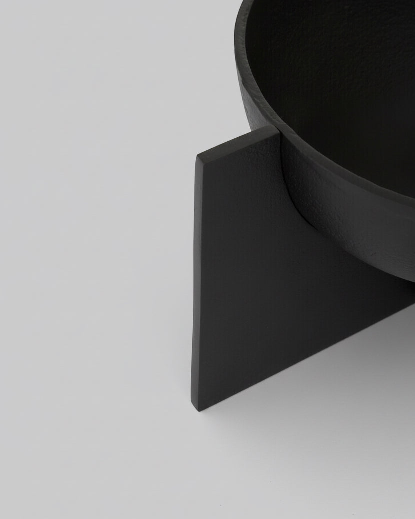 Hapax Matte Black Finish Bowl