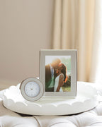 Chiffon And Silver Alarm Clock