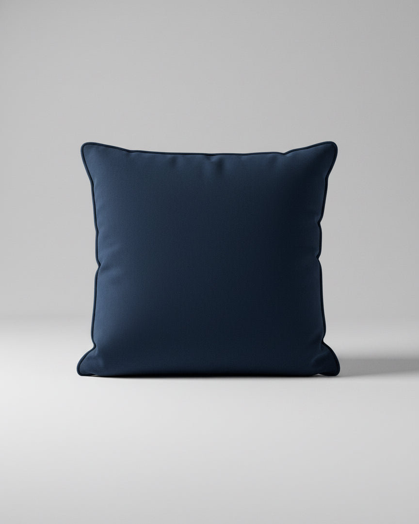 Erin Cushion Plain Navy