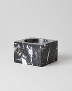 Salmo Square Black Marble Bowl