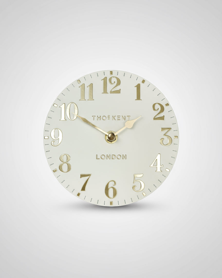 Arabic Mantel Clock Oatmeal