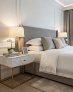 Grooved Silver Plate Frame