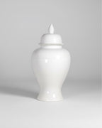 White Ceramic Ginger Jar