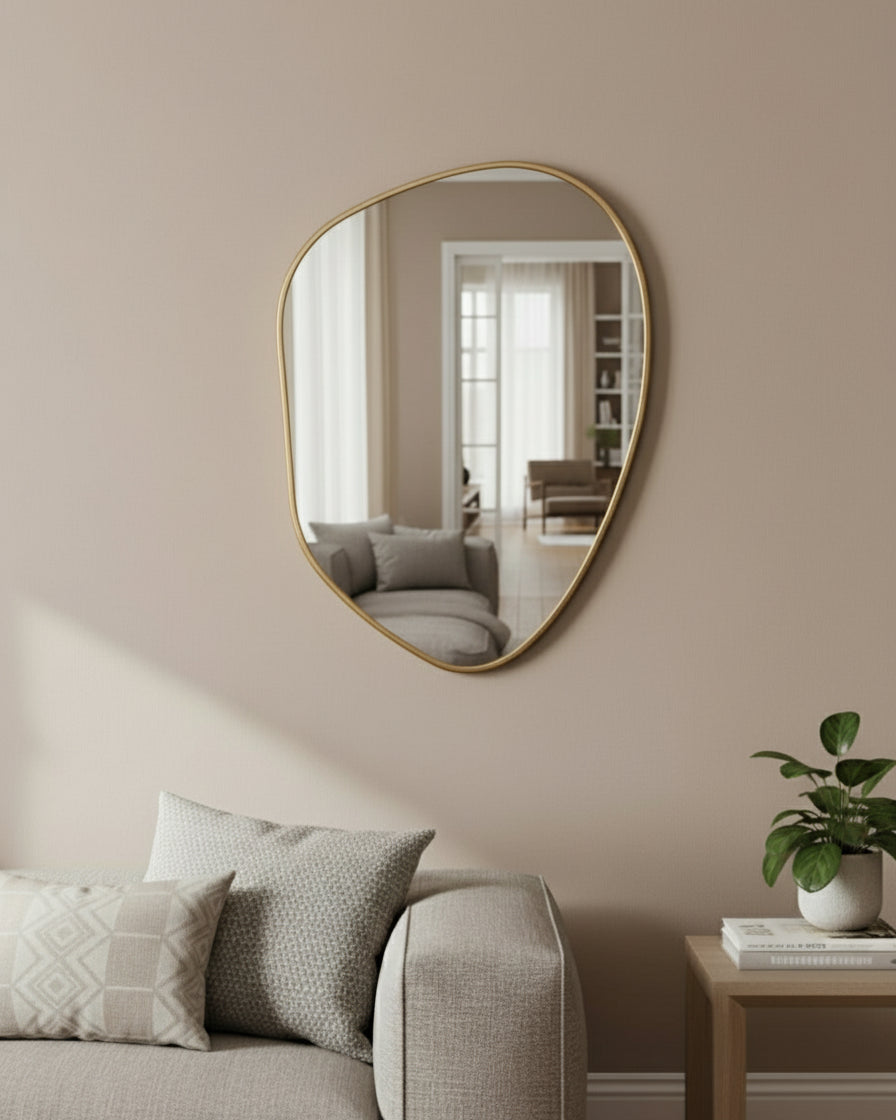 Small Shaped Wall Mirror