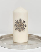Set Of 3 Snowflake Candle Pins