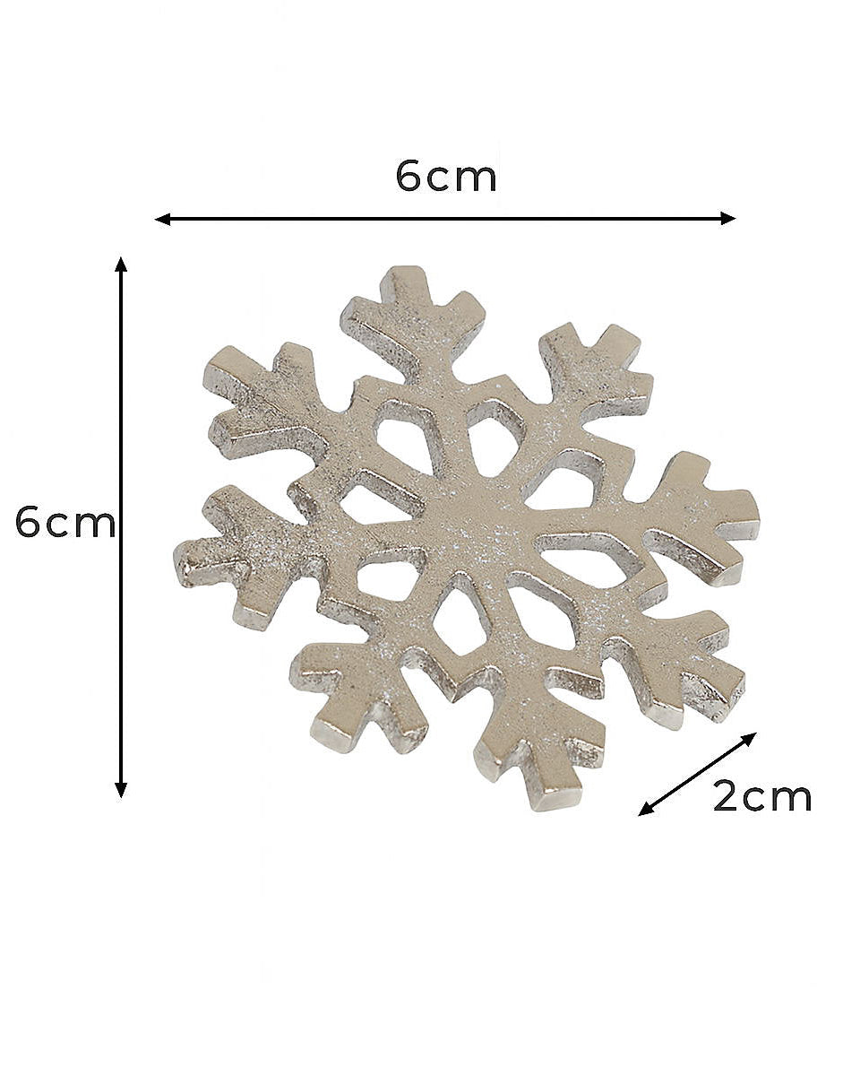 Set Of 3 Snowflake Candle Pins