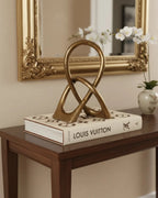 Antique Gold Loop Sculpture