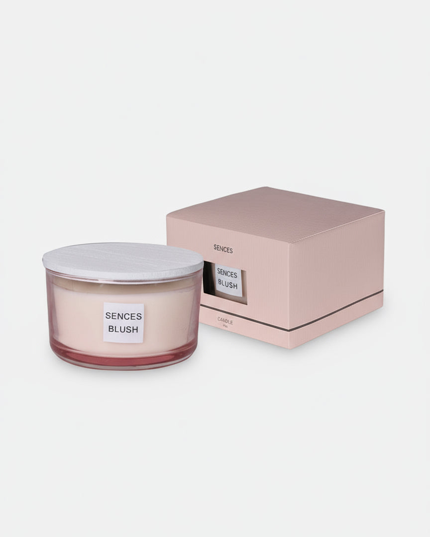 Sences Blush Lidded 4 Wick Candle