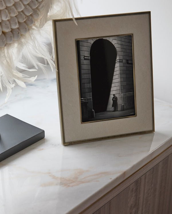 5x7 Cream Velvet Frame