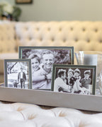 Enamel & Silver Frame