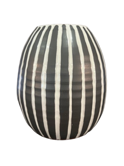 Large stripped Vase