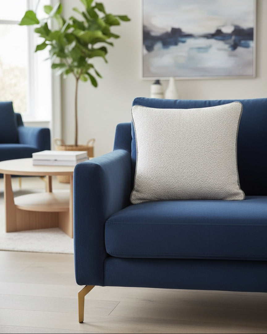 Leighton Cushion Cream/Natural