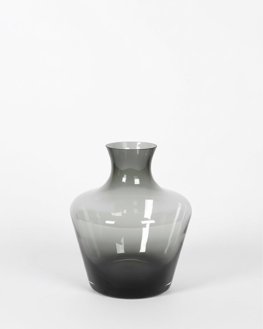 Grey Tonal Glass Vase