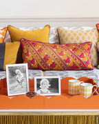 5×7 White Enamel & Gold Frame