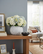 White Handmade Sea Urchin Vase