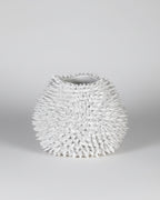 White Handmade Sea Urchin Vase